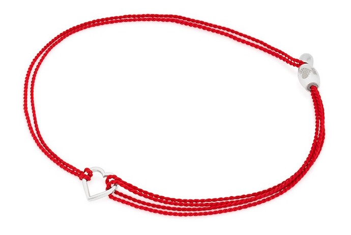 Mother’s Day gifts under $25: Red kindred cord heart bracelet