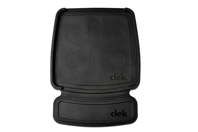 The Clek Mat-Thingy helps keep your family car clean