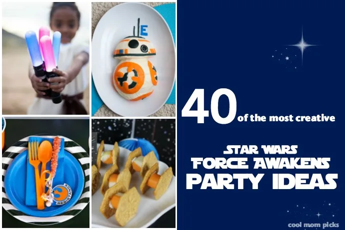 More than 40 cool Star Wars The Force Awakens birthday party ideas: invitations, decor, treats, and activities. Now THAT’S how the force works!