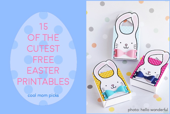 15 of the cutest and free-est Easter printables for our kids