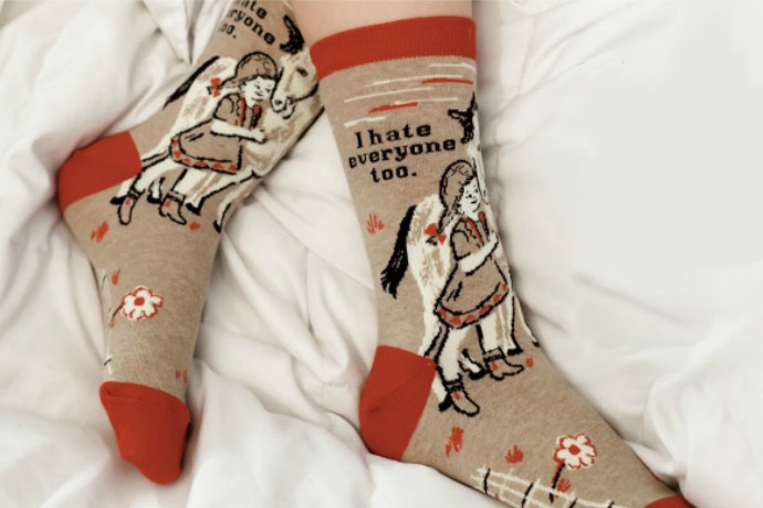 The NSFW socks from Blue-Q