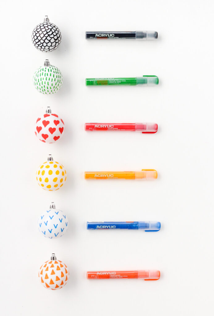 Sharpie decorated Easter eggs inspired by these ornaments from The Crafted Life