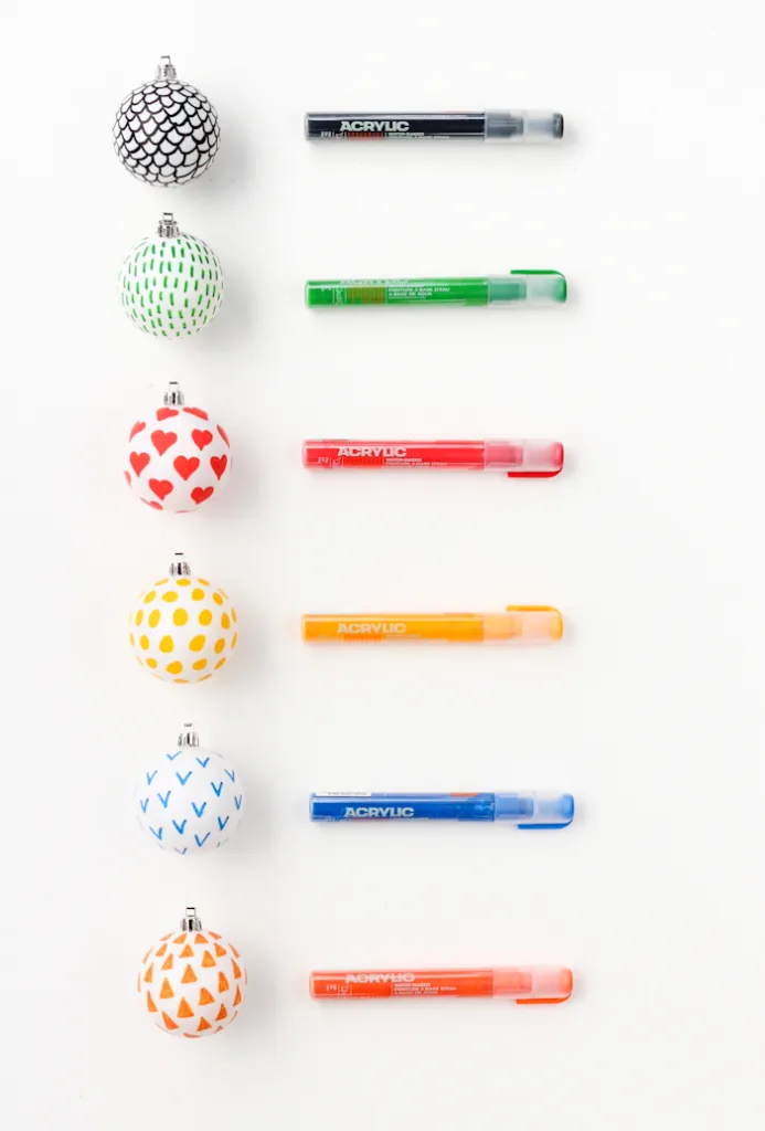 Sharpie decorated Easter eggs inspired by these ornaments from The Crafted Life