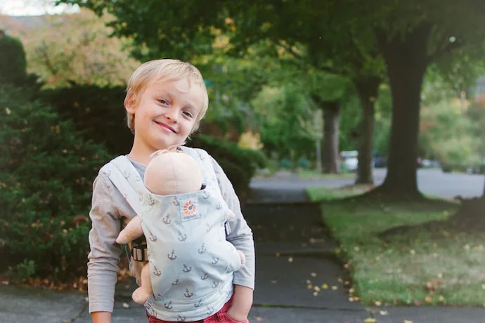 Doll carriers that prove babywearing isn’t just for grownups