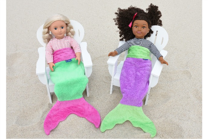 Blankie Tails makes a big splash with new mermaid tails for dolls