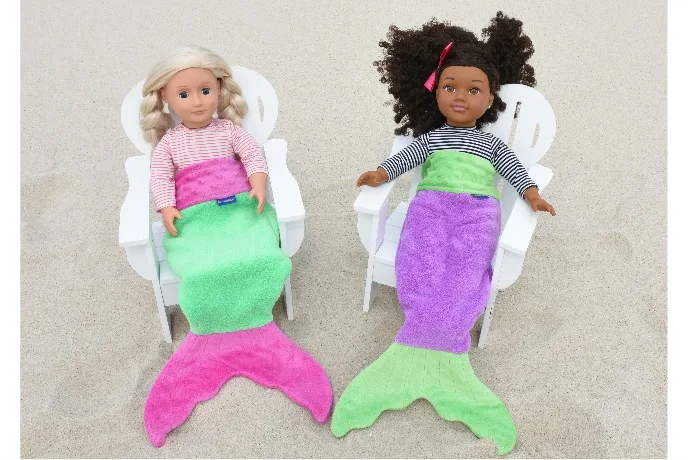 Blankie Tails introduces new doll-sized mermaid blankets for kids