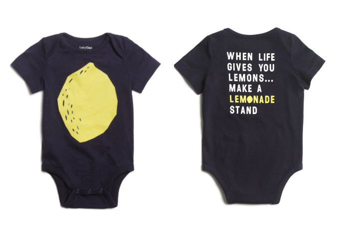 New from babyGap + Alex’s Lemonade Stand Foundation: a sweet collection with a big mission