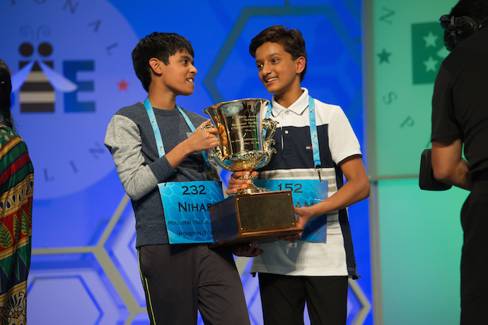 The 2016 National Spelling Bee winners. And tips for getting your kids excited about spelling.