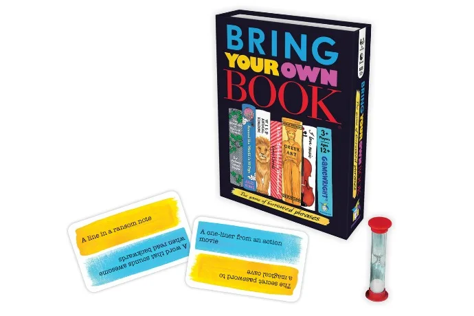 Bring Your Own Book from Gamewright is new clever game for family game night