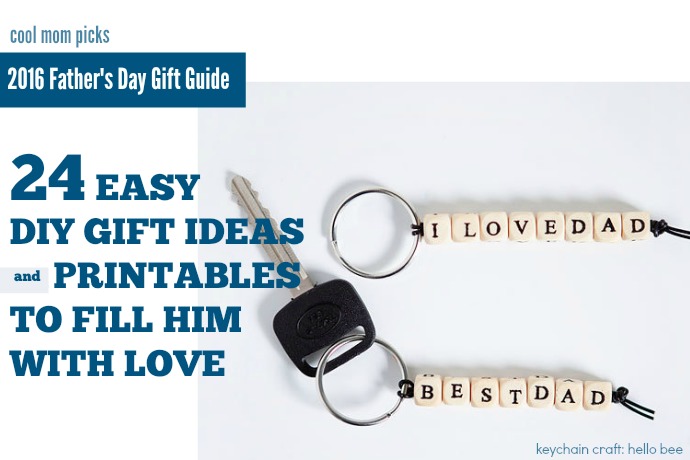 24 wonderful DIY Father’s Day gifts, crafts + printables to fill him with love