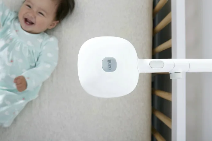 The Nanit baby monitor gives you a wealth of information about your baby's sleep, no wearable required