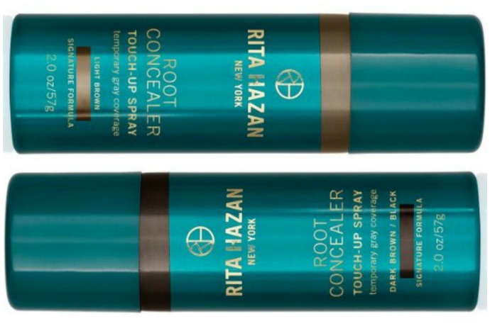 Spray your gray away with the Rita Hazan root concealer