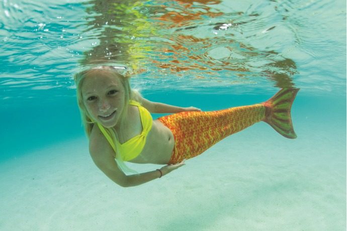 FinFun: Mermaid tails for swimming that take summer fun to new heights. Or, depths.