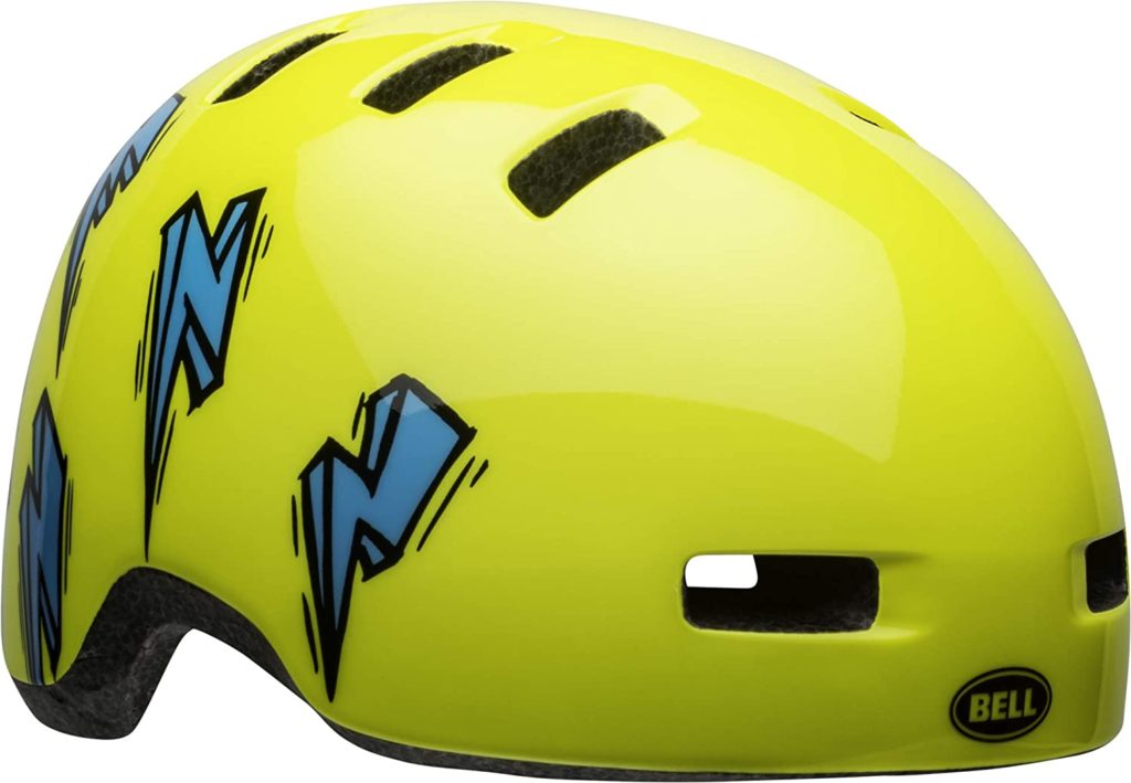 coolest bike helmets for kids: the Bolt design from Bell Helmets is awesome. safe, and affordable