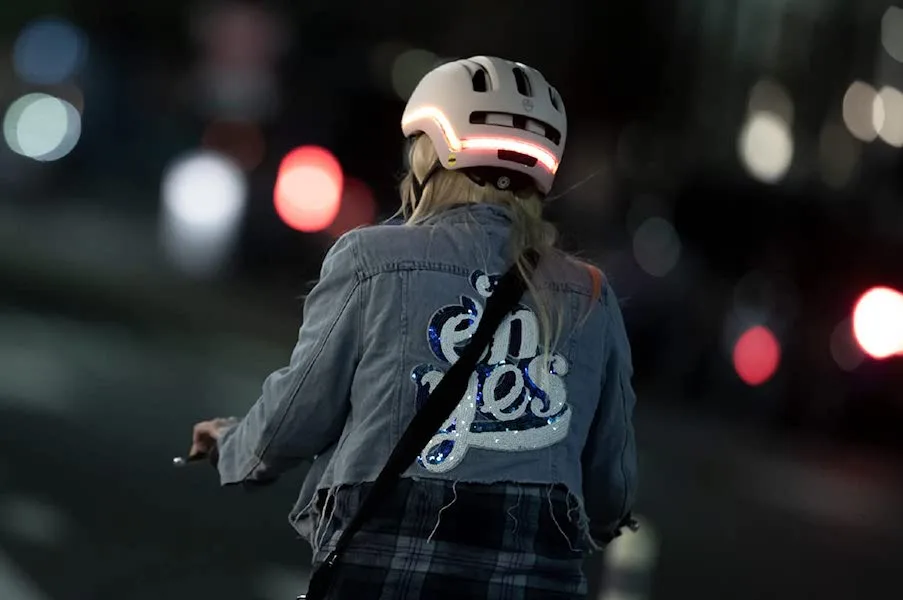 Cool bike helmets for kids: The Nutcase VIO lights up 360 to keep them safe at night