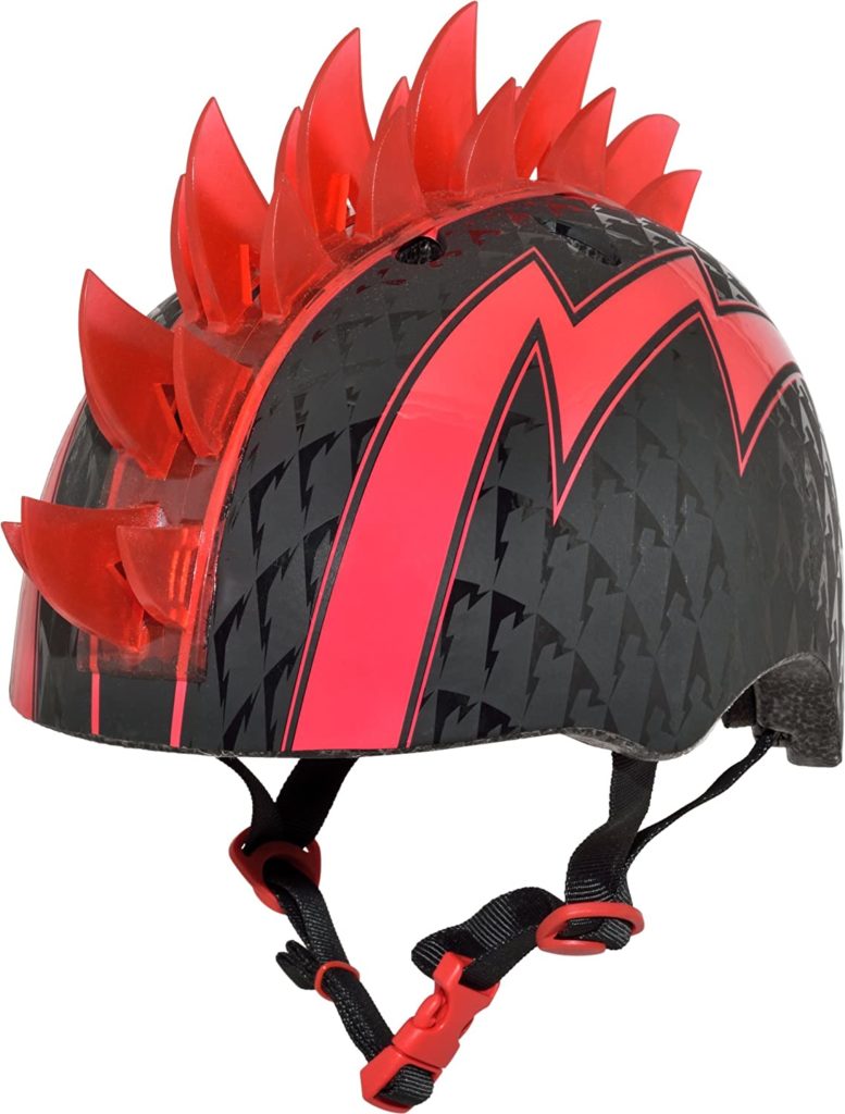 Raskullz mohawk bike helmet is a favorite of our kids -- so cool, and safe and well made