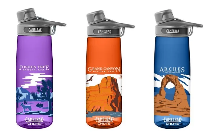 Support the National Park Service with these cool new Camelbak National Parks water bottles