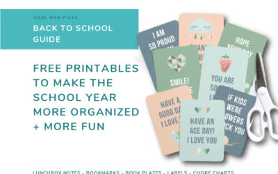 The coolest free school printables: Lunch notes, planners, labels, chore charts and more | Back to School Guide