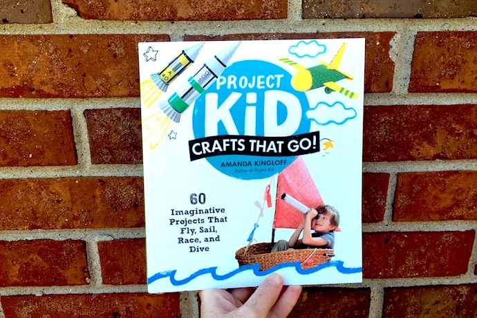 Got a kid who loves cars, planes, boats and art? They need the new book Project Kid: Crafts that Go.