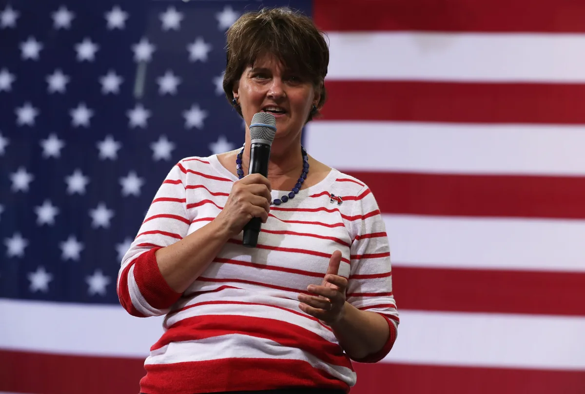 A fun interview with Anne Holton, wife of Democratic VP Candidate Tim Kaine on the SPAWNED podcast | photo © getty images
