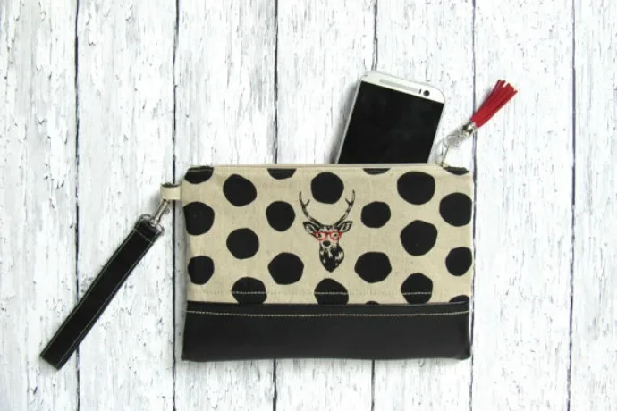 Deer Clutch | GableMade on Etsy