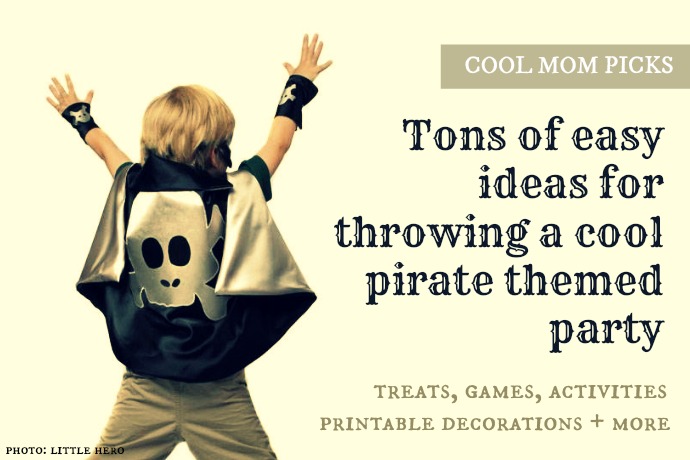 Easy pirate party ideas, so every day can be Talk Like a Pirate Day.