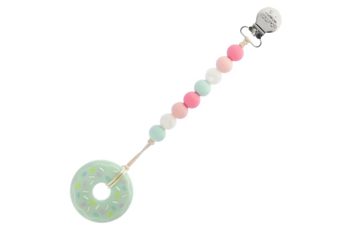 Adorable silicone teethers that look just like donuts and other treats. Sweet!