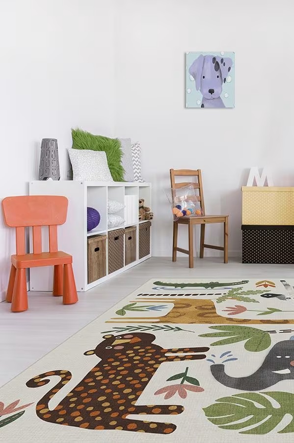 Ruggable children's rugs: Great way to separate a play space from the living room