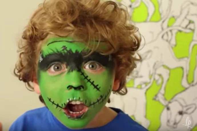Halloween face paint tutorials that are easy, quick, and adorable.