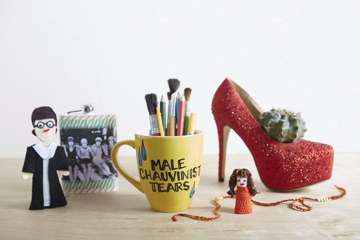 Crafting with Feminism: Smashing the patriarchy with a hot glue gun.