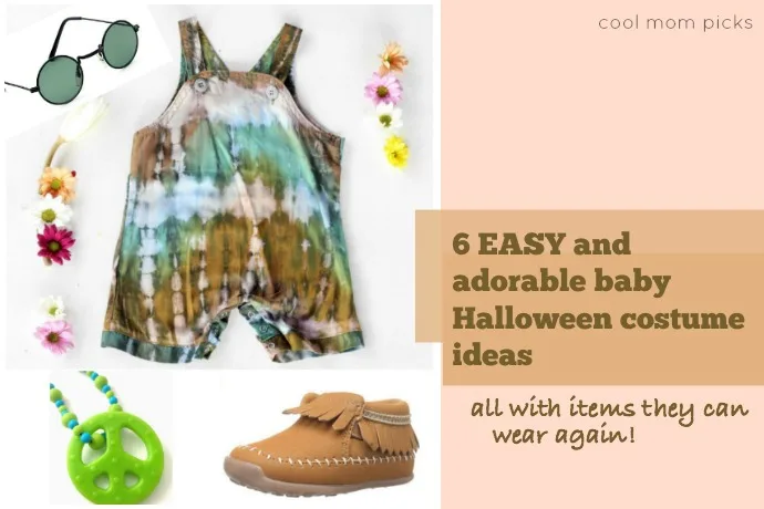 6 easy baby Halloween costume ideas featuring clothes, shoes + accessories they can wear again! coolmompicks.com