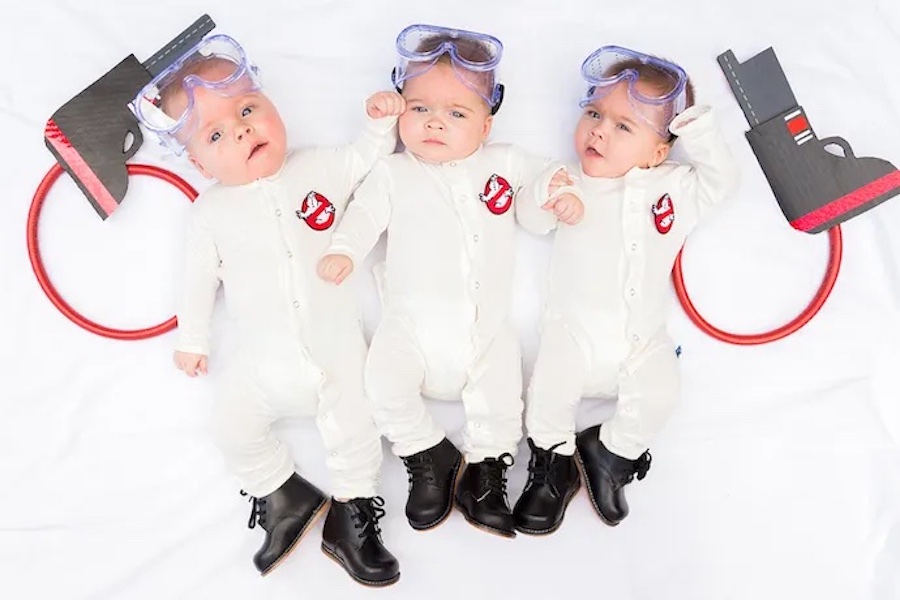 12 awesome kids and baby Halloween costumes made with pajamas. Easy!