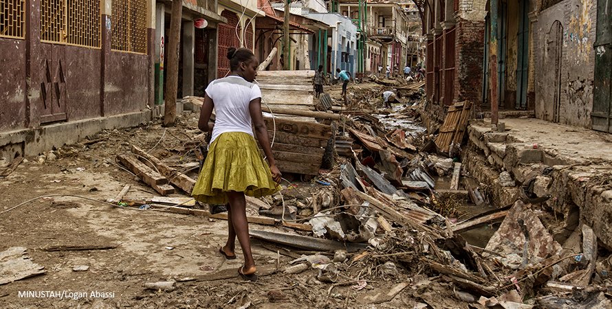 How to help the Haiti Hurricane victims | photo: MINUSTAH via UN Women