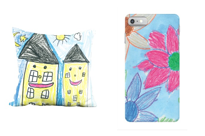Turn your kids' artwork into accessories, home decor, and photo books | Plum Print