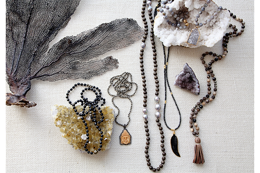 Gold & Gray bohemian chic jewelry for affordable holiday gifts