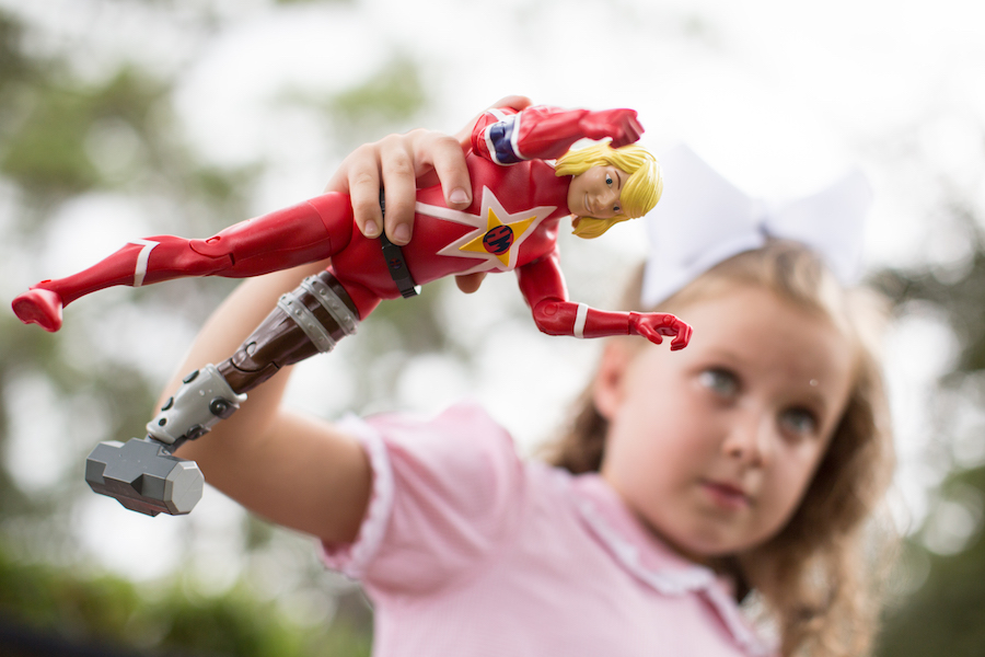 Custom superhero action figures for kids with imagination
