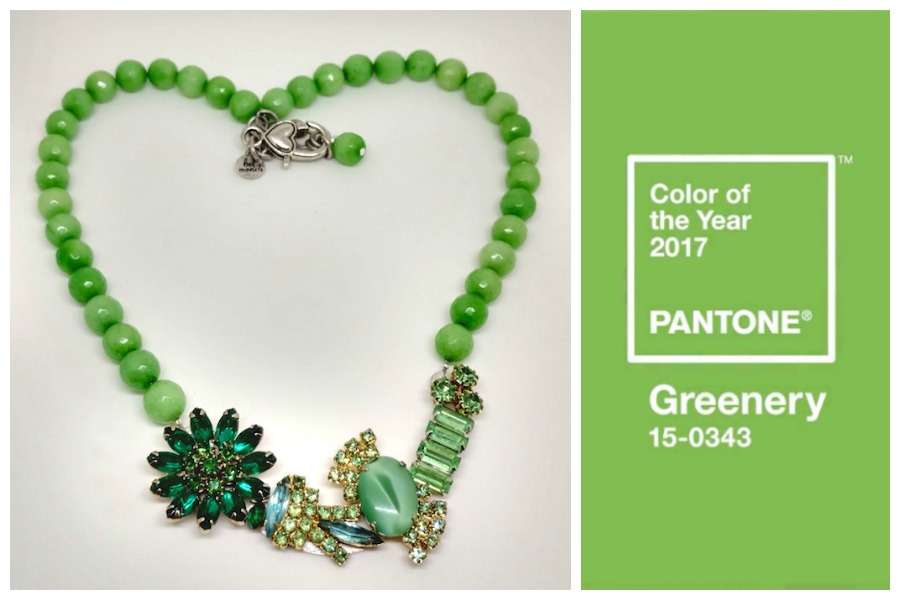 How to wear Greenery, Pantone’s 2017 color of the year: 3 glam accessories we love.