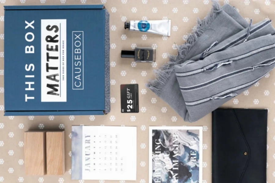 Winter 2017 box from Causebox