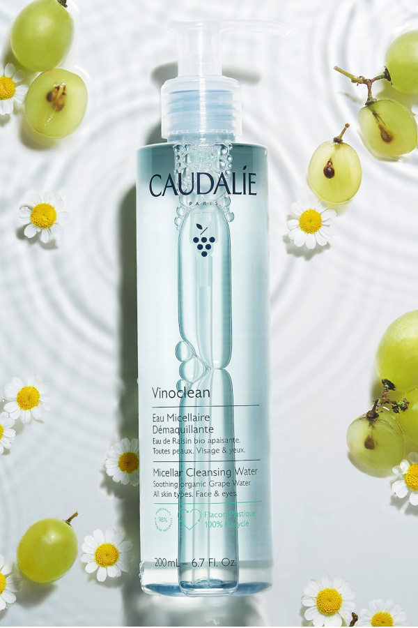 Caudal Vinoclean Micellar Water: Great for dry skin, and busy women who want a fast no-rinse makeup remover