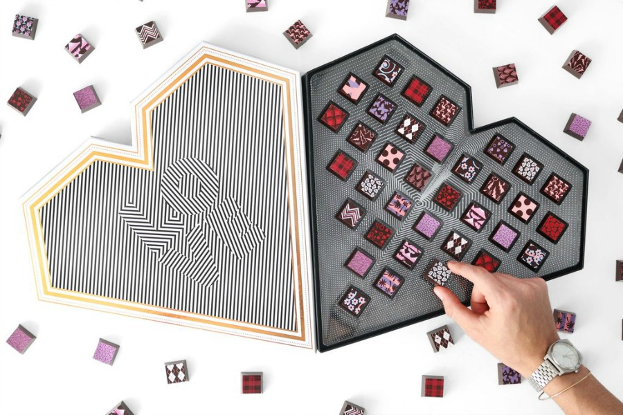 Cool Valentine's Day chocolate boxes beyond the ordinary: This one from Compartes