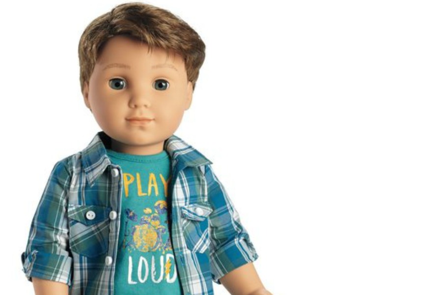 It’s a boy! Finally, the first boy in the American Girl Doll line.
