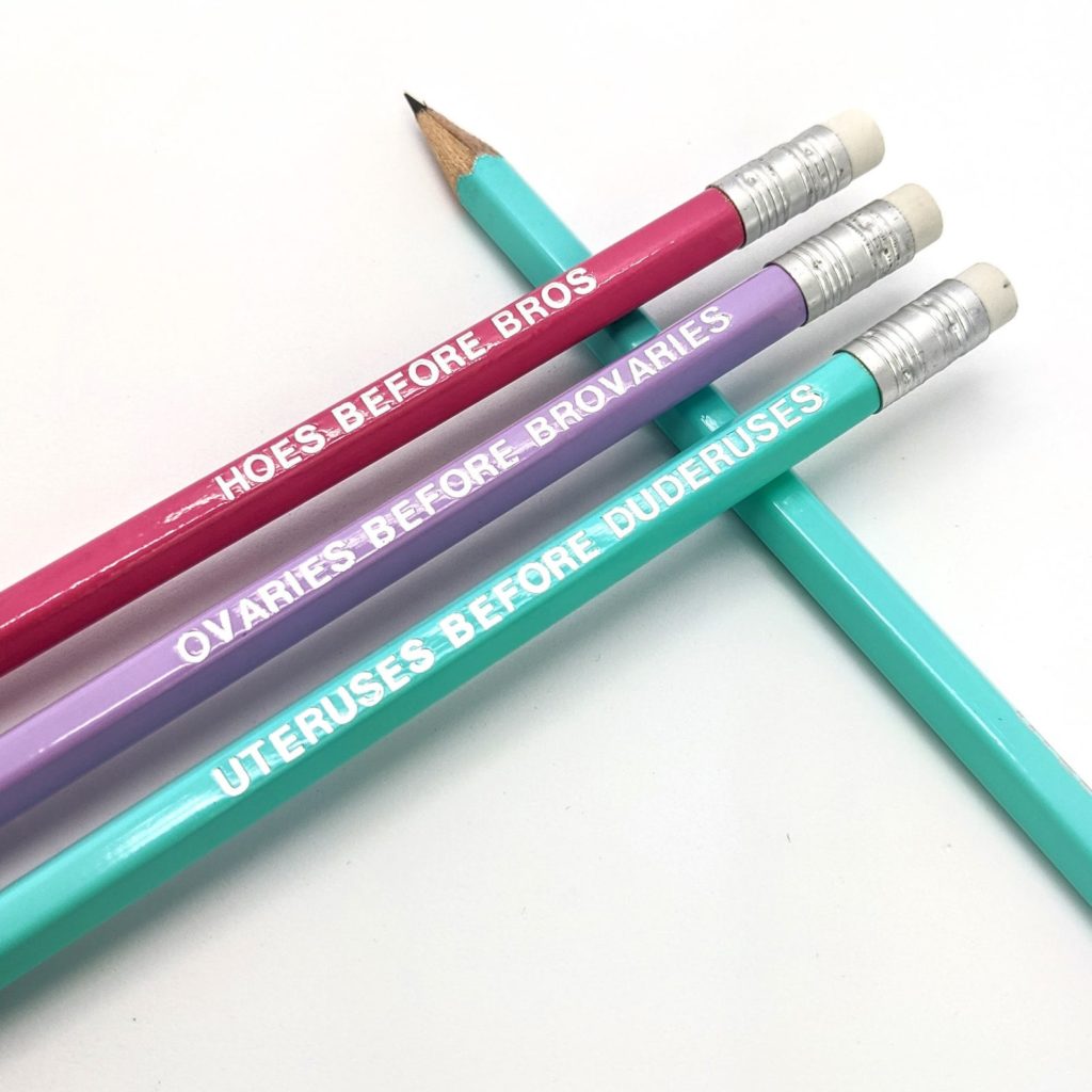Galentines gifts for your BFF: Galentines pencil set on Etsy