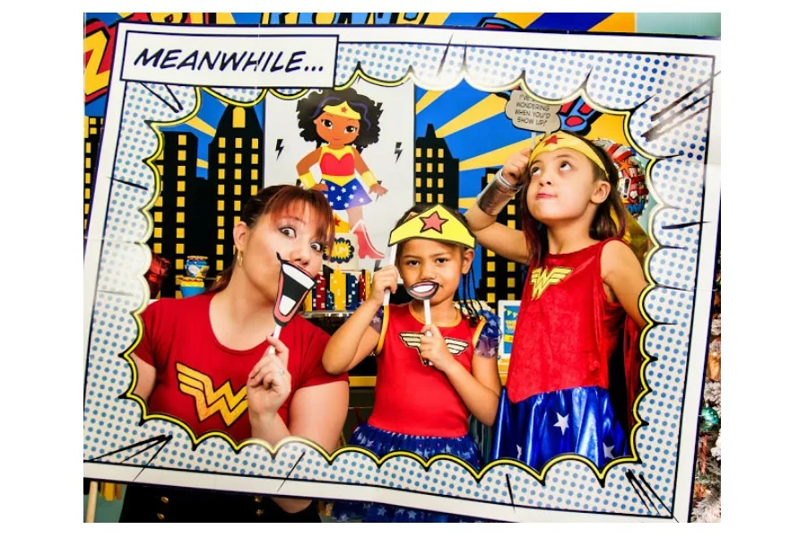 Pow! 6 superhero party themes for girls that really pack a punch.
