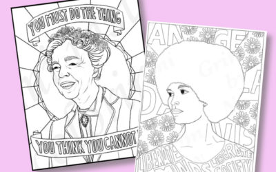 21 fabulous, famous women coloring pages celebrating some of our favorite American women