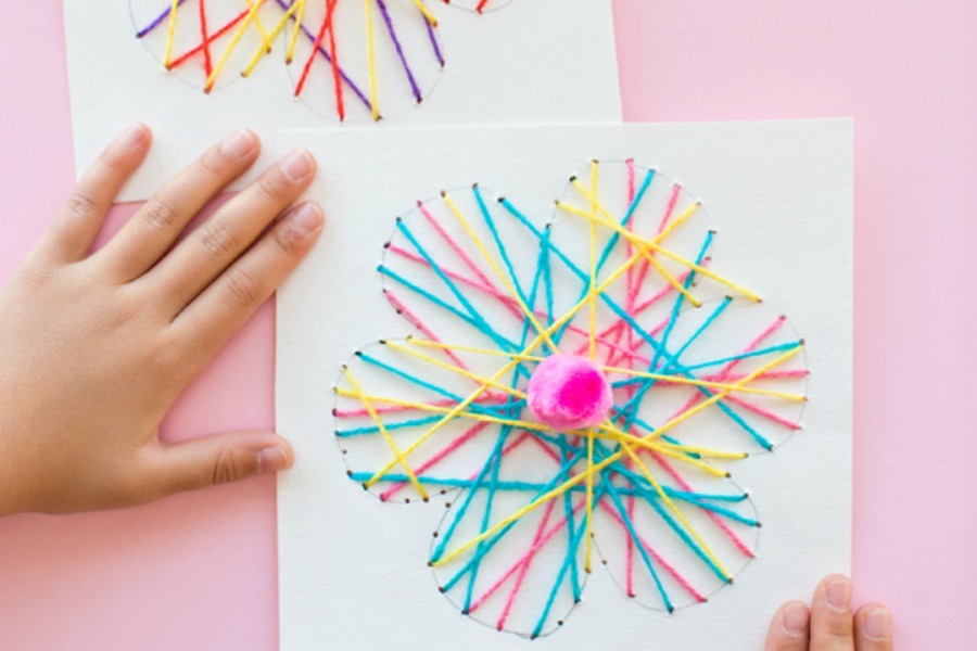 Easy Tissue Paper Sunflower Craft - Arty Crafty Kids