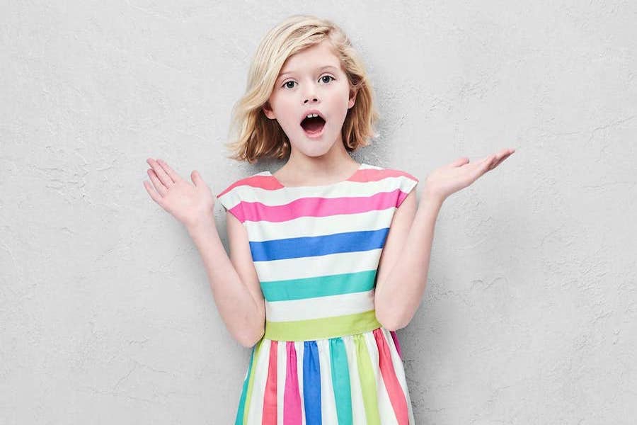 Welcome spring with 7 playful, stylish rainbow dresses for girls.