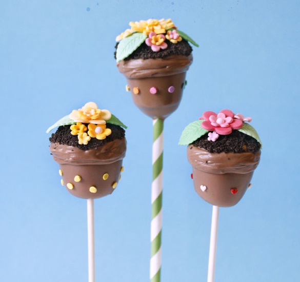 Last-minute Easter ideas: Flower Pot Pops by Niner Bakes