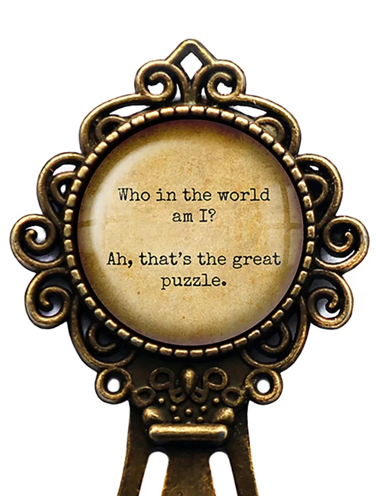 Victorian style "great puzzle" quote bookmarks make a cool escape room party favor Victorian style "great puzzle" quote bookmarks make a cool escape room party favor