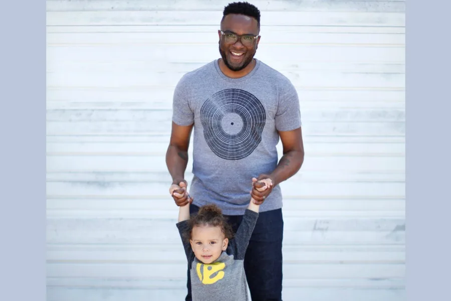 Cool daddy and me tee gift set for Father's Day | Blackbird Supply on Etsy