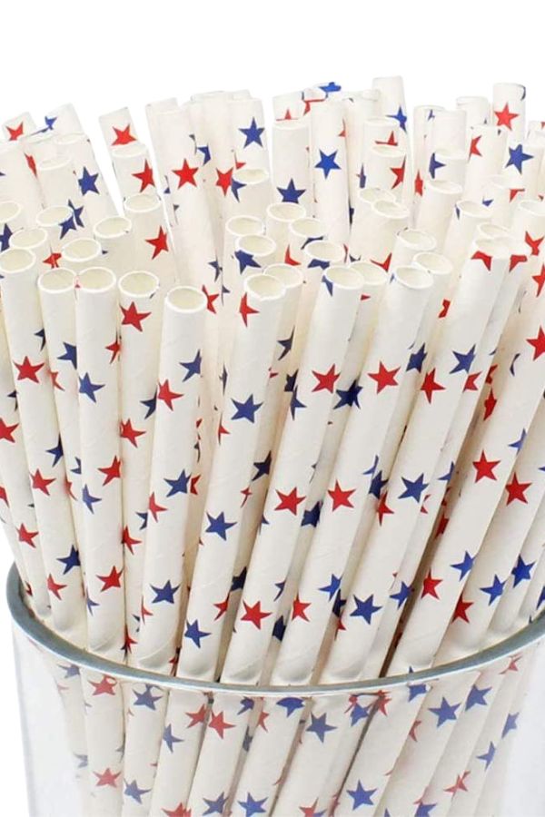 Add these Fourth of July straws to your patriotic party